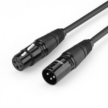 UGREEN 20710B XLR-kabel female naar male microfoonkabel 2m zwart