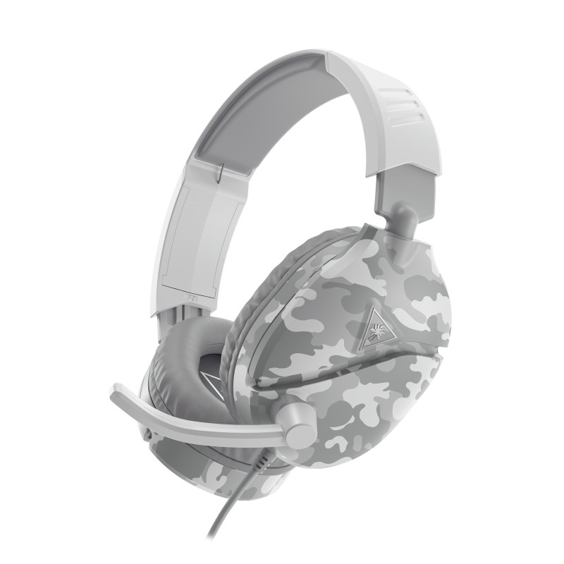 Turtle Beach RECON 70 bedrade over-ear gamingkoptelefoon met opklapbare microfoon, wit Camo (TBS-6230-02)