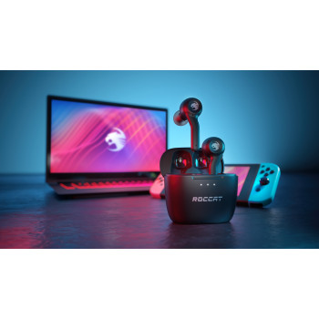 Roccat Syn Buds Air True Wireless oordopjes, Bluetooth 5.1, zwart (ROC-14-102-02)