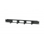 Intellinet 204279 19 inch 1U rack-kabelorganizer met 4 haken, 48 mm diepte, zwart