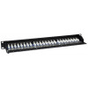 Intellinet 513487 24-poorts Cat5e STP 1U rackmount patchpaneel, zwart
