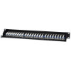 Intellinet 513487 24-poorts Cat5e STP 1U rackmount patchpaneel, zwart