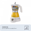Ariete Moka Positano Electric elektrische mokkapot 1358PO, zwart