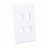Intellinet 163316 opbouwbehuizing voor 4 keystone-modules, wit