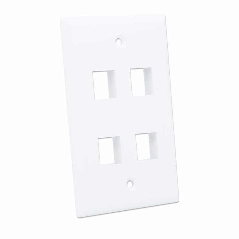 Intellinet 163316 opbouwbehuizing voor 4 keystone-modules, wit