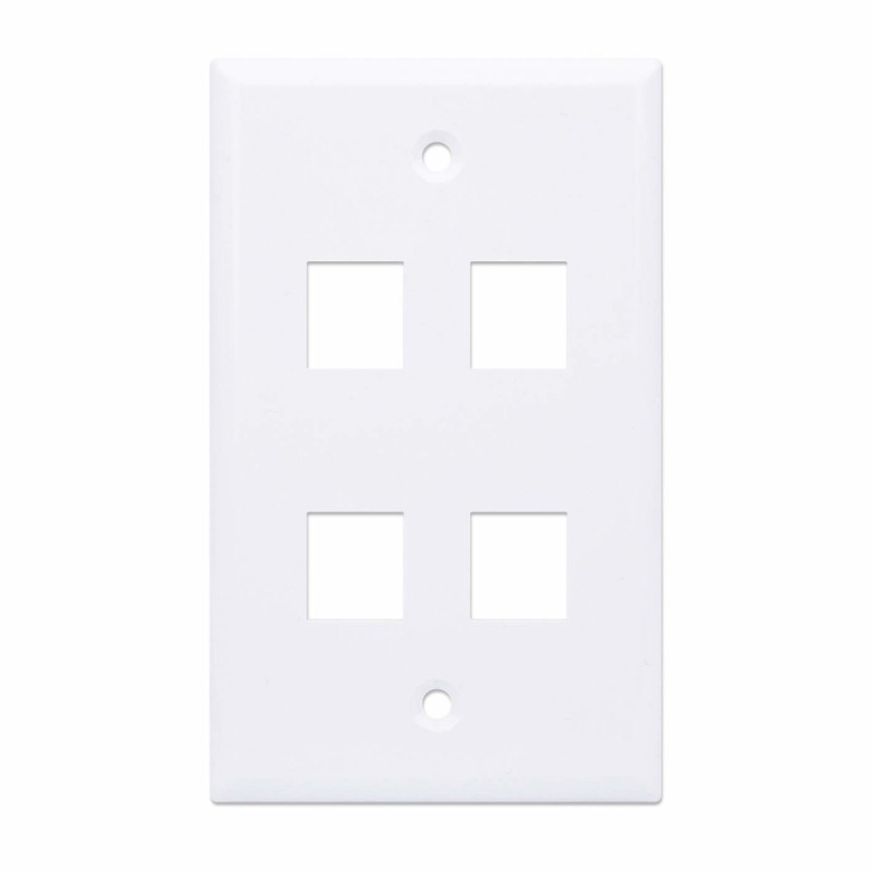 Intellinet 163316 opbouwbehuizing voor 4 keystone-modules, wit