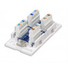 Intellinet 504904 Cat5e UTP keystone jack, 90-graden LSA-snijklemtechniek, wit