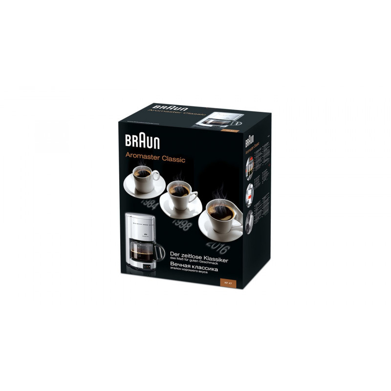 Braun KF 47/1 WH filterkoffiemachine, 1000 W, wit