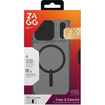 ZAGG Santa Cruz Snap hoesje voor iPhone 17 Pro - middernachtzwart