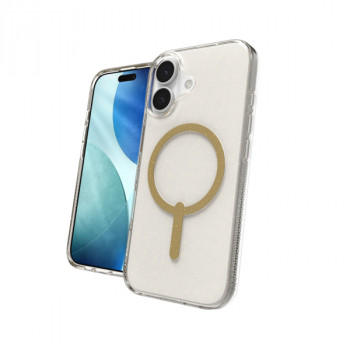ZAGG Milan Snap hoes voor iPhone 17 - glitter goud