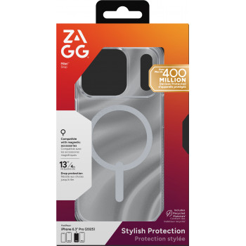 ZAGG Milan Snap hoes voor Apple iPhone 17 Pro - glitter swirl