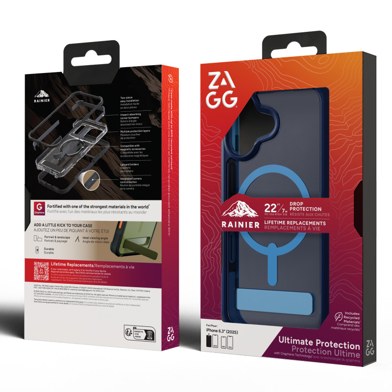 ZAGG Rainier Snap hoes voor iPhone 17 - Cobalt Horizon