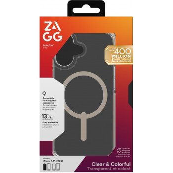ZAGG Santa Cruz Snap hoes voor iPhone 17, Titanium