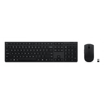 Lenovo Professional draadloze toetsenbord- en muiscombinatie - Deense layout, 1600 DPI, 2,4 GHz, zwart