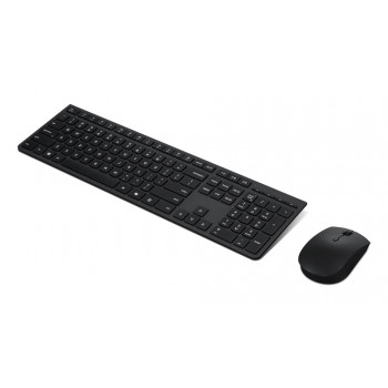 Lenovo Professional draadloze toetsenbord- en muiscombinatie - Deense layout, 1600 DPI, 2,4 GHz, zwart