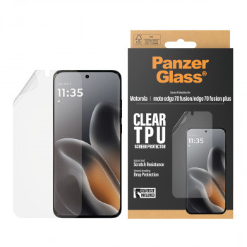 PanzerGlass Ultra-Wide Fit gehard glas displayschermbescherming voor Motorola Moto Edge 60 Fusion