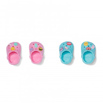 ZAPF CREATION BABY born badschoentjes met pinnen, 2 paar, voor poppen van 43 cm