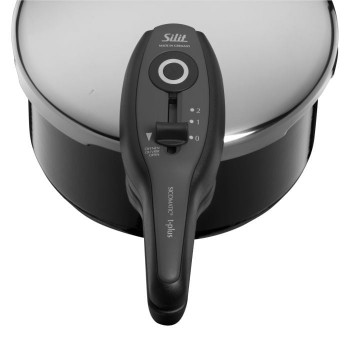 SILIT Silargan Sicomatic t-Plus Snelkookpannenset 4,5L + 3,0L, 22cm, Zwart