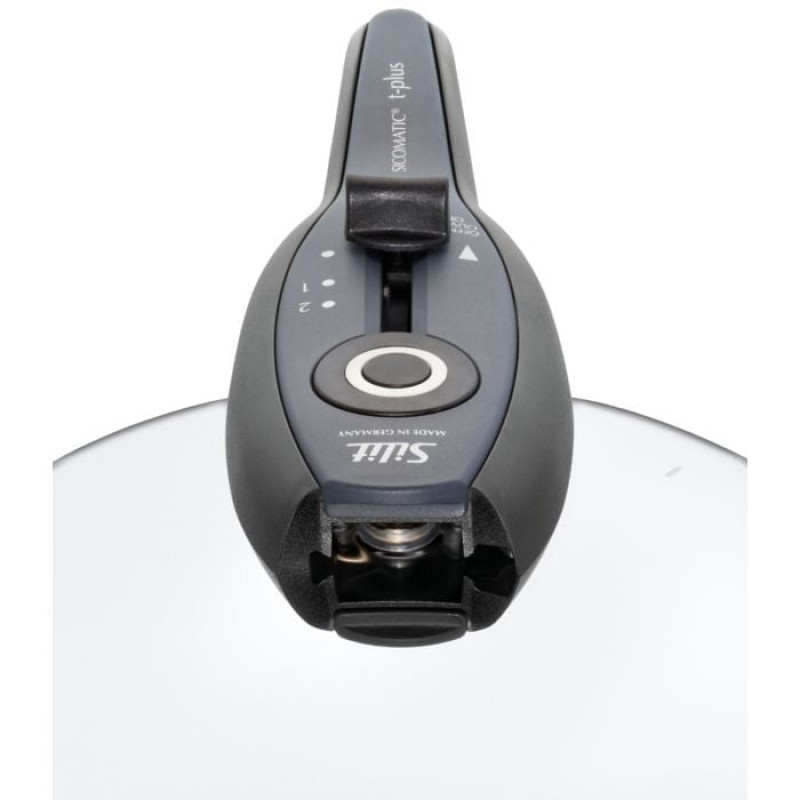 SILIT Silargan Sicomatic t-Plus Snelkookpannenset 4,5L + 3,0L, 22cm, Zwart