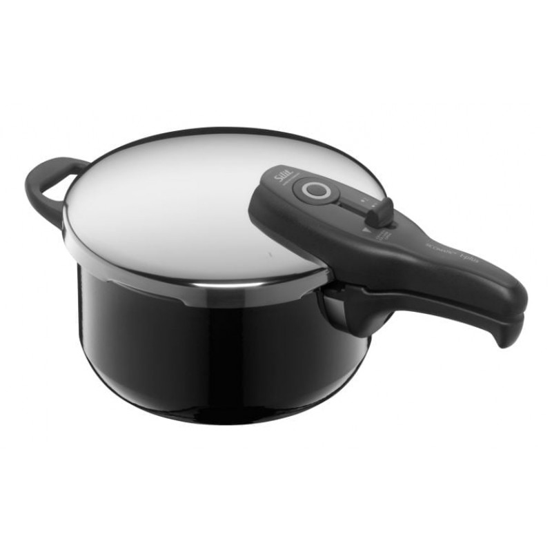 SILIT Silargan Sicomatic t-Plus Snelkookpannenset 4,5L + 3,0L, 22cm, Zwart
