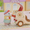 Sylvanian Families mobiele hamburgerkraam met figuur