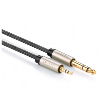 UGREEN 3,5 mm jackstekker naar 3,5 mm jackstekker TRS audiokabel 5 m grijs (10630)