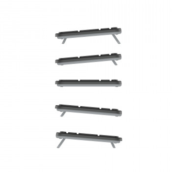 Contour Design CDKBBALPN21500 bedrade compacte schaar-toetsenbord, nordische layout, zwart