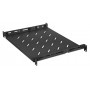 Intellinet rack - plank - met variabele rails, vaste montage - zwart, RAL 9004 - 1U - 48,3 cm (19)