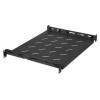 Intellinet rack - plank - met variabele rails, vaste montage - zwart, RAL 9004 - 1U - 48,3 cm (19)