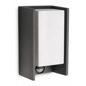 Philips myGarden IR ES wandlamp Bridge 42W bewegingsmelder antraciet