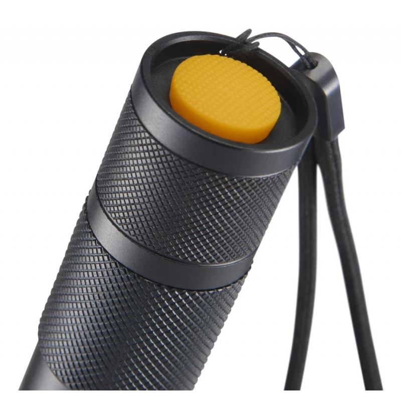 Hama W200 2-in-1 LED-zaklamp, 200 lm, zoomfunctie, 3 modi, zwart