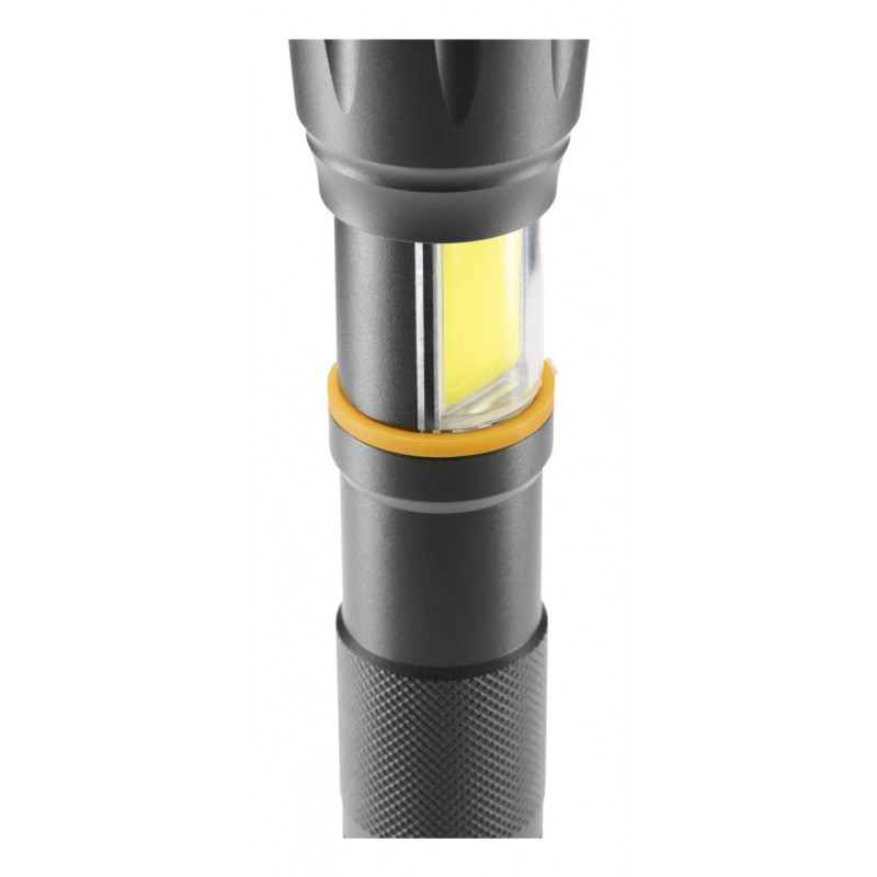 Hama W200 2-in-1 LED-zaklamp, 200 lm, zoomfunctie, 3 modi, zwart