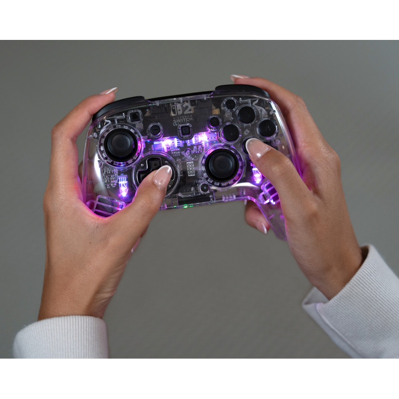 Turtle Beach Afterglow transparante draadloze RGB gaming controller voor Nintendo Switch 2
