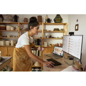 HP 350 compacte draadloze multi-device-toetsenbord zwart 692S8AA#ABF