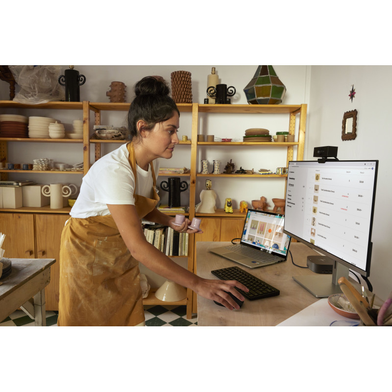 HP 350 compacte draadloze multi-device-toetsenbord zwart 692S8AA#ABF