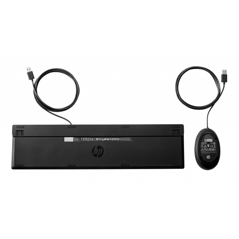 HP Desktop 320MK bedrade toetsenbord- en muisset, Russische layout, zwart 9SR36AA#ACB