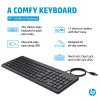 HP 150 bedrade toetsenbord Arabische layout zwart 664R5AA#ABV
