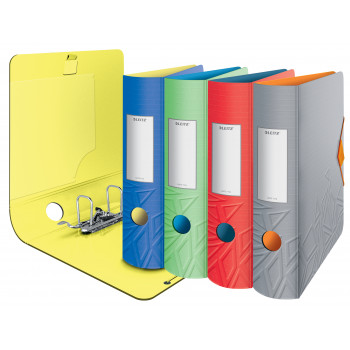 LEITZ Active Urban Chic ordner A4 82 mm lichtrood polyfoam duo-uitstraling ronde rug (1116-00-20)