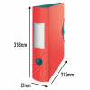 LEITZ Active Urban Chic ordner A4 82 mm lichtrood polyfoam duo-uitstraling ronde rug (1116-00-20)
