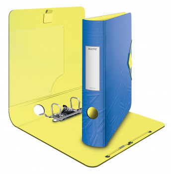 LEITZ Active Urban Chic ordner 65 mm Stratos grijs A4 polyfoam ronde rug duo-uitstraling met vingergat (1117-00-32)