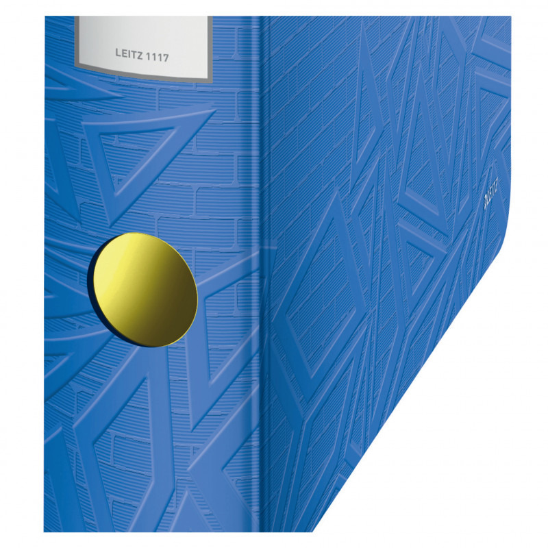 LEITZ Active Urban Chic ordner 65 mm Stratos grijs A4 polyfoam ronde rug duo-uitstraling met vingergat (1117-00-32)