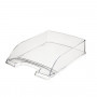 LEITZ briefbak Transparent Plus, DIN A4, kristalhelder polystyreen, hoogglans, stapelbaar verticaal of verspringend 5226-00-02