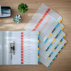 Leitz Cosy A4 gedrukt register-set, 1-12, PP, meerkleurig 12480000