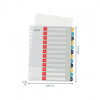 Leitz Cosy A4 gedrukt register-set, 1-12, PP, meerkleurig 12480000