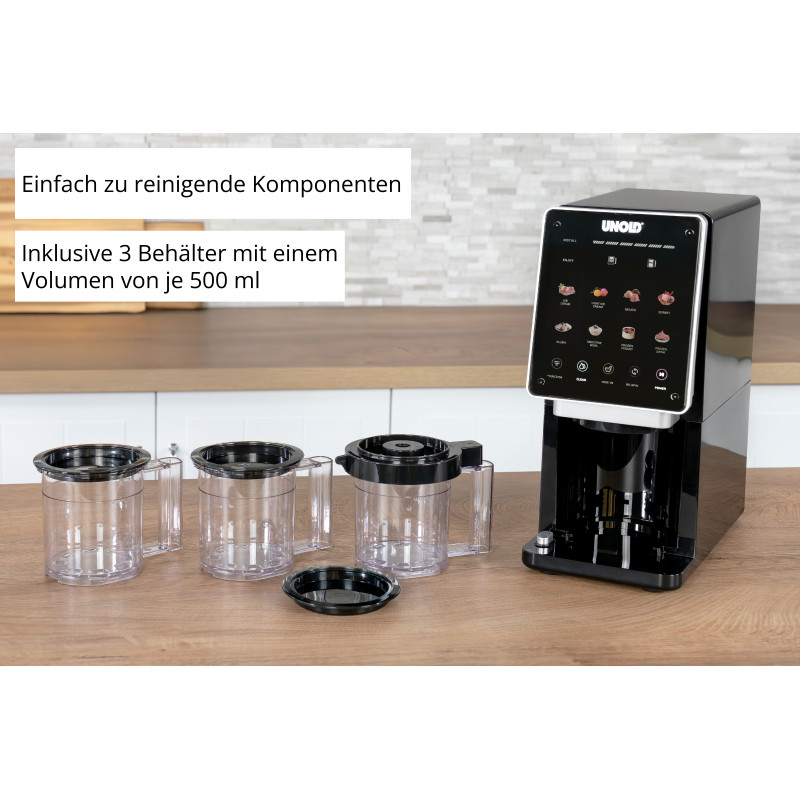 Unold 48805 Cream Dream IJsmachine 0,5 L, zwart