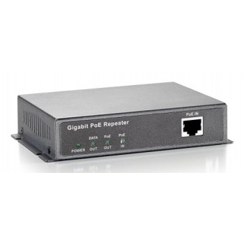 LevelOne POR-0321 2-poorts Gigabit PoE-repeater, 802.3af/at/bt