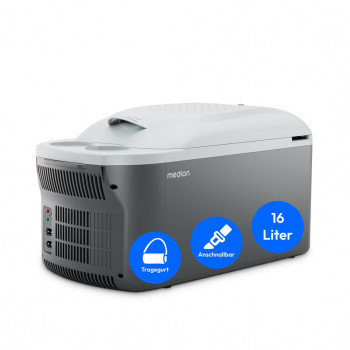 Medion MD13100 thermoelektrische koelbox & warmhoudbox 16L grijs 50078382