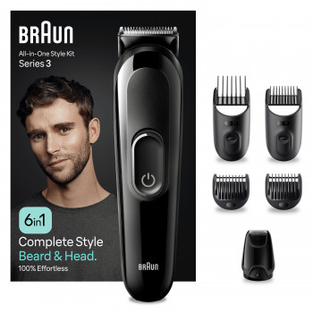 Braun All-in-One Style Kit MGK3420 multigrooming-set, precisietrimmer voor baard en haar 4210201446774