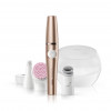 Braun FaceSpa Pro 921 3-in-1 gezichtsepilator, reinigingsborstel & toning-apparaat, brons-wit