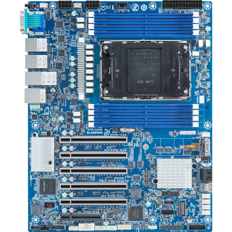 GIGABYTE MS03-6L0 server-moederbord ATX LGA4677 Intel Xeon Scalable DDR5 bulk (9MS036L0NR-000-3)